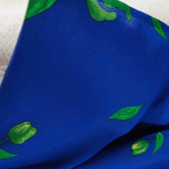 Main Street Classics Vintage Tropical Short Sleeve Maxi Floral 1988 Dress - Picture 6 of 14